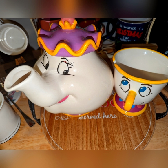Mrs. Pott Kettle and Chip Mug set Beauty and the beast - Picture 2 of 2